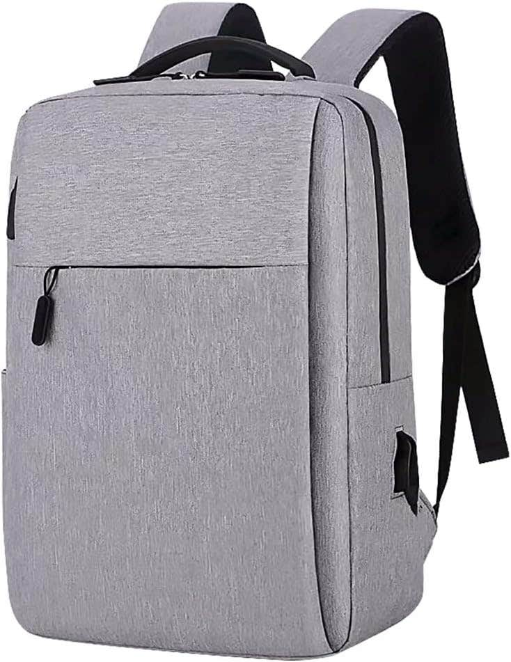 Wareon Waterproof Travel Laptop Backpack, 15.6 Inch - Grey