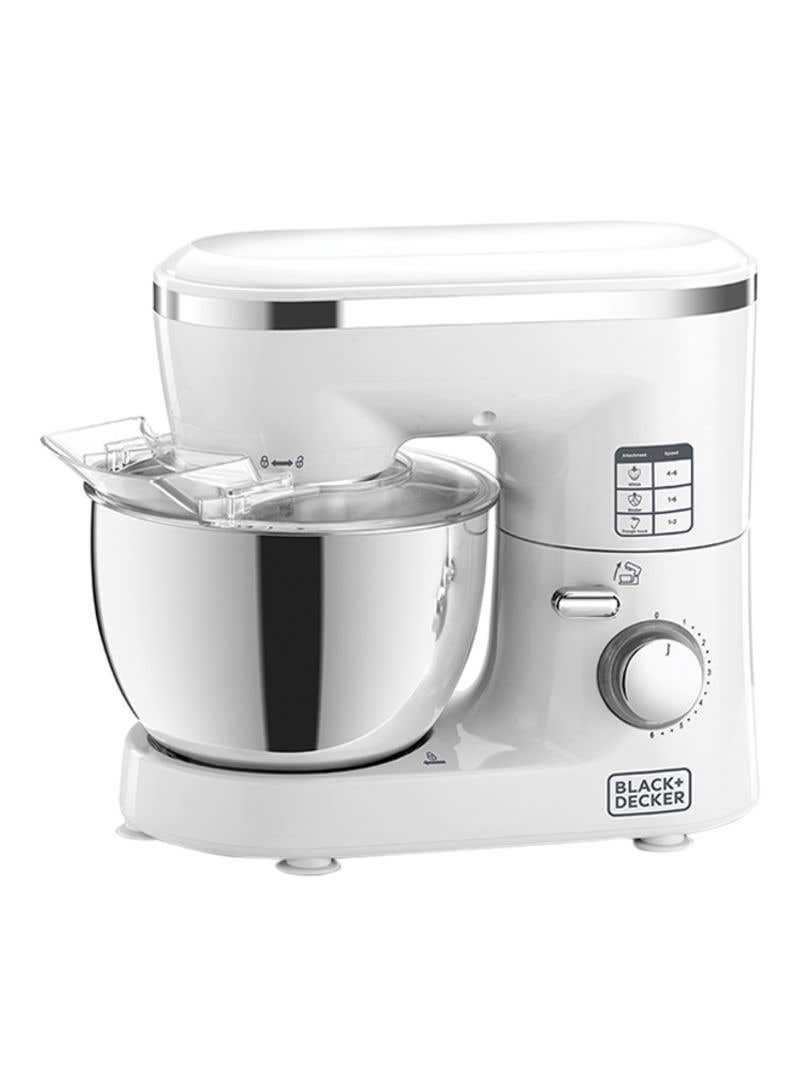 Black & Decker SM1000 Kneading Machine, 1000 watt, 4 Liter - White