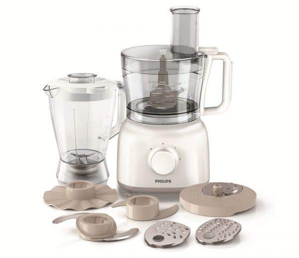 Philips HR7628/00 Food Processor, 650 watt - White