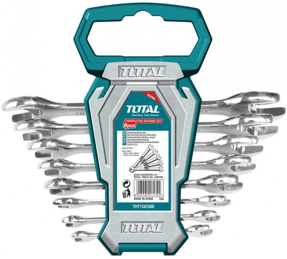 Total THT102286 masher wrench set - Silver