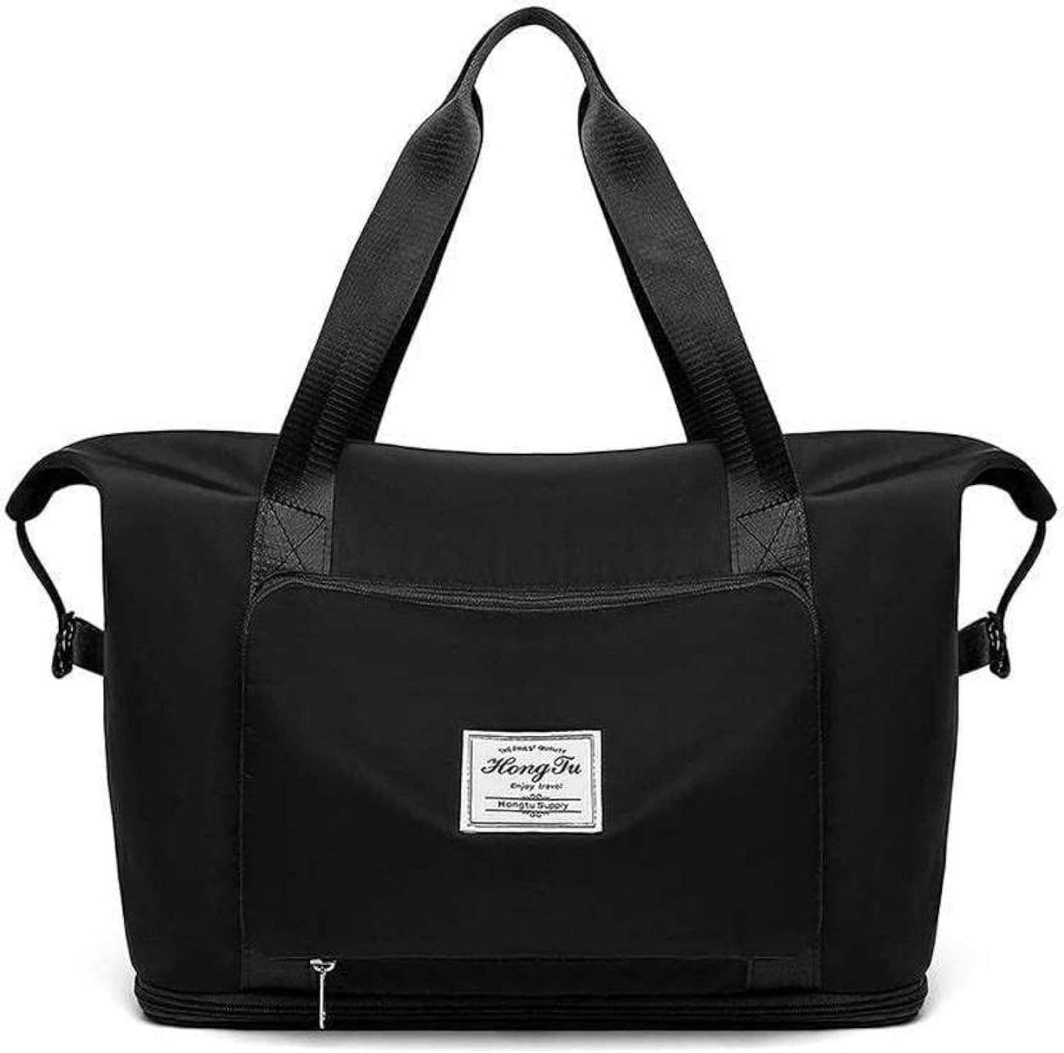 Lavi Multipurpose Waterproof Travel Duffel Bag, Large Capacity - Black