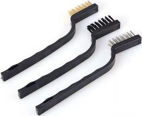 Gas stove brush set, 3 pieces - Multicolor