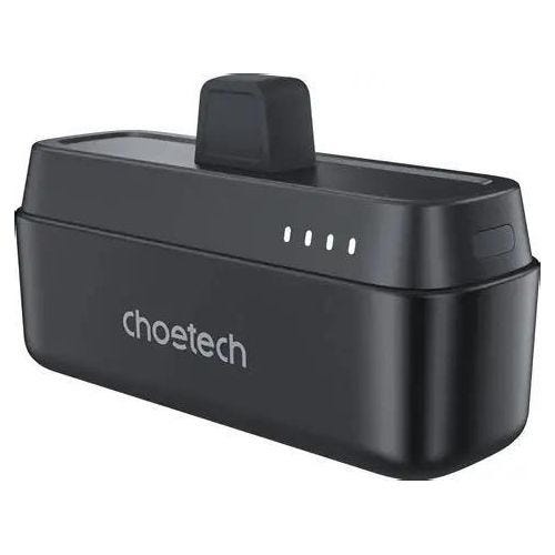 Choetech B741 Mini Wired Power Bank, 5000 mAh, 1 Port - Black