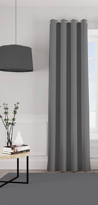 Sabia curtain, piece, 145x270 cm - Gray