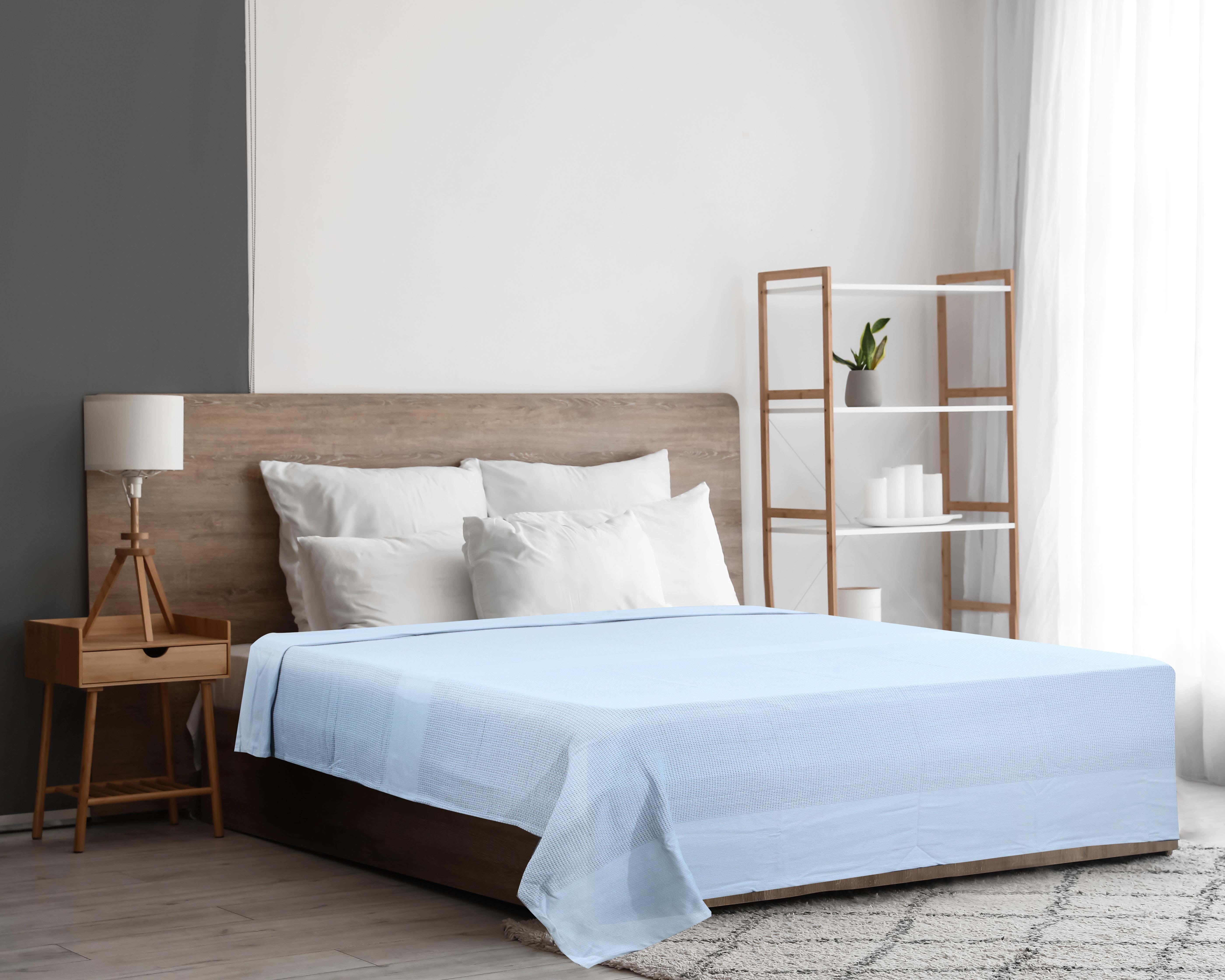 Mehalla Cotton Comforter, 230x250 cm, approximately 375 g - Light Grey
