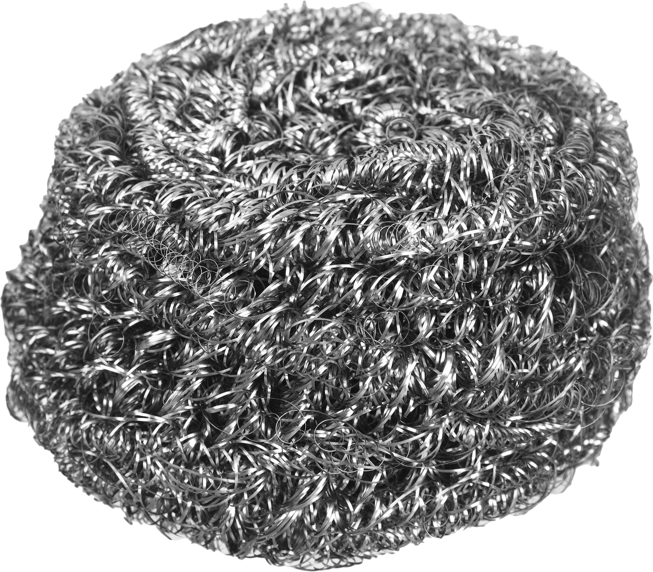 Weazy Stainless Steel Dish Scouring Pad, 60 gm - Silver