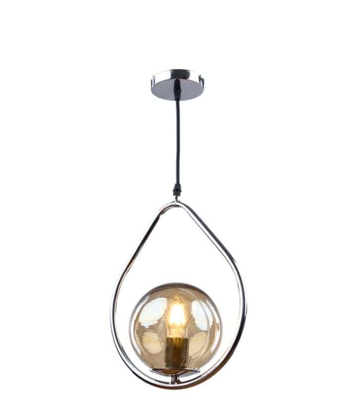Metal Chandelier Pendant With Rust-Resistant Metal Coating, 15 X 20 X 90 Cm - Silver