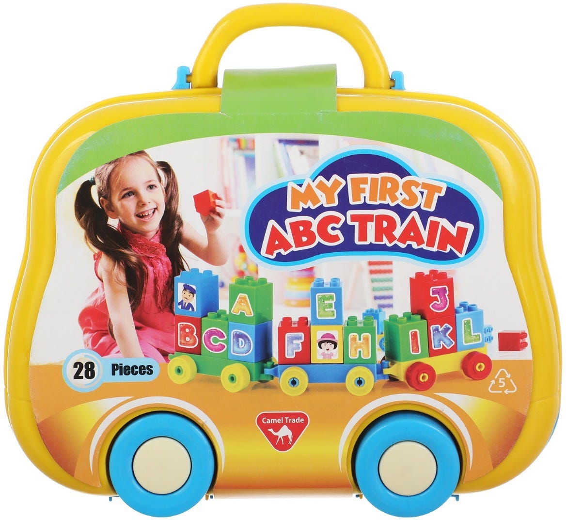 Get Camel Trade Cubes Bag Car Shape with Wheel, 28 Pieces - Multicolor ...