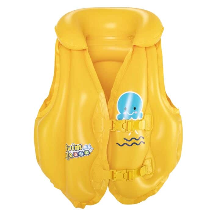 Bestway Plastic Life Beach Jacket for Kids, 51×46 cm - Yellow