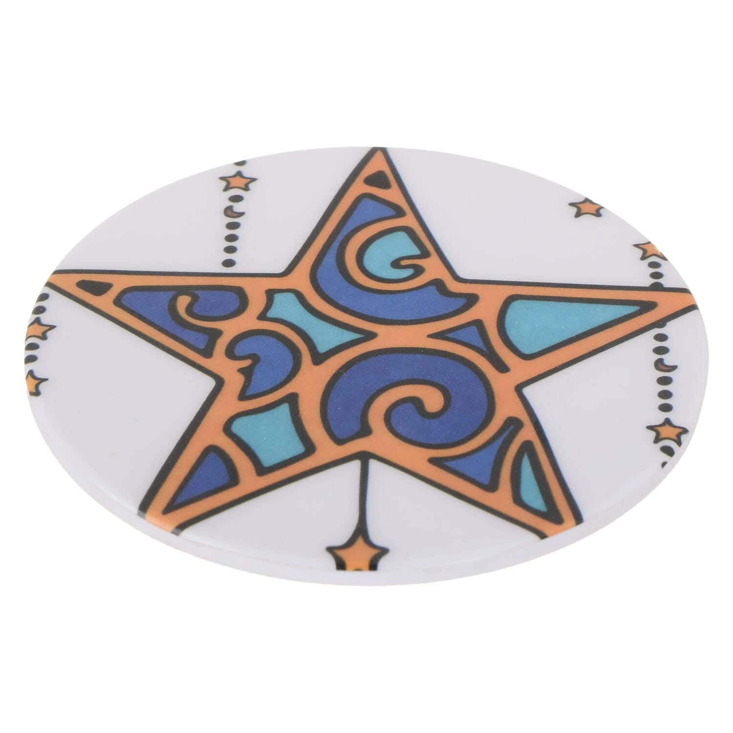 Bright Designs Melamine Coaster, 10 cm - Multicolor