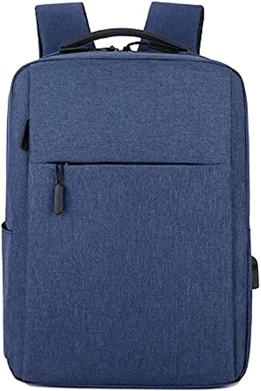 Durable Waterproof Travel Laptop Backpack, 15.6 Inch - Dark Blue