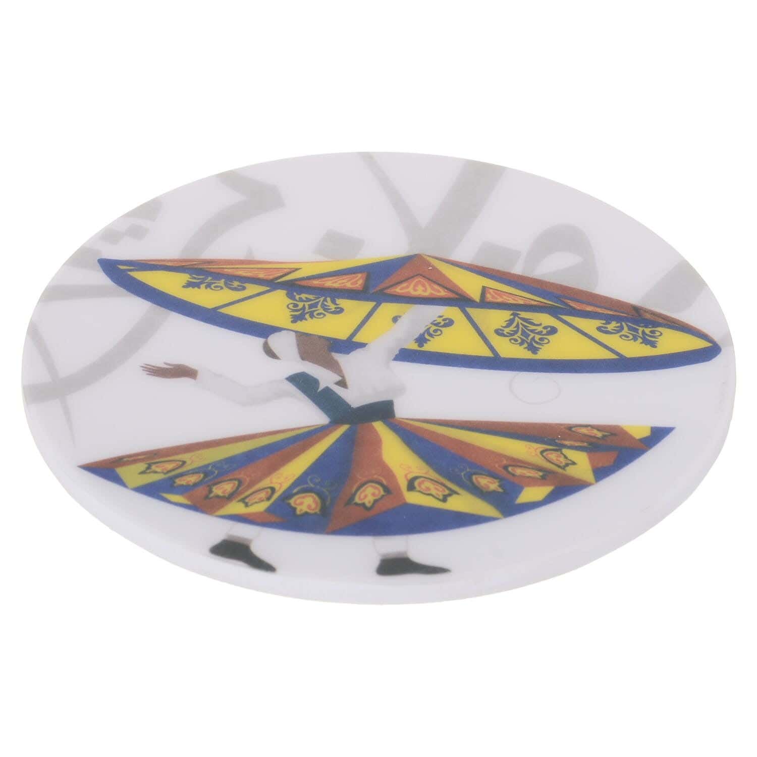 Bright Designs Melamine Coaster, 10 cm - Multicolor