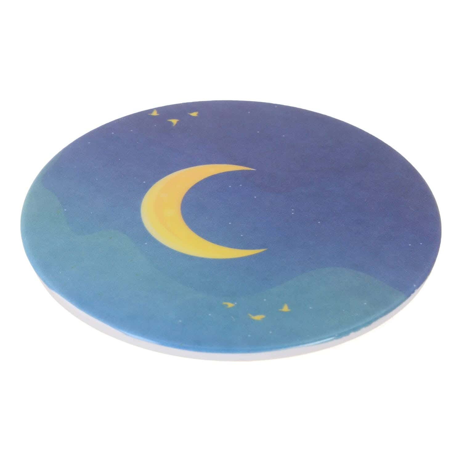 Bright Designs Melamine Coaster, 10 cm - Multicolor