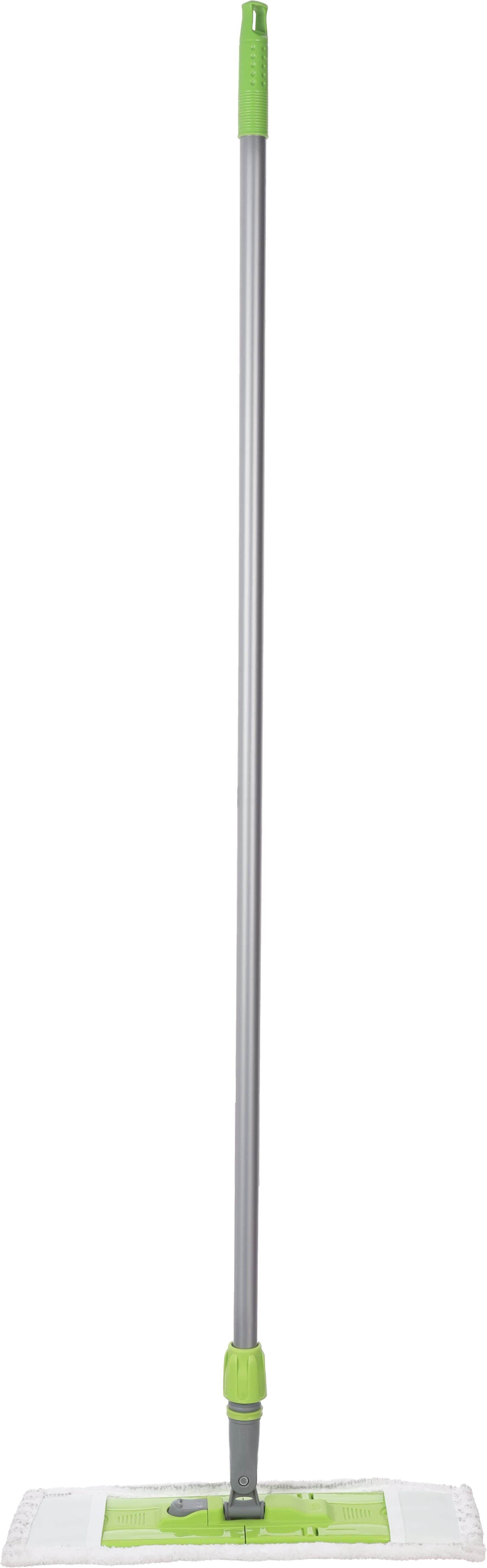Weazy Microfiber Metal Mop, 130×40 cm - Silver