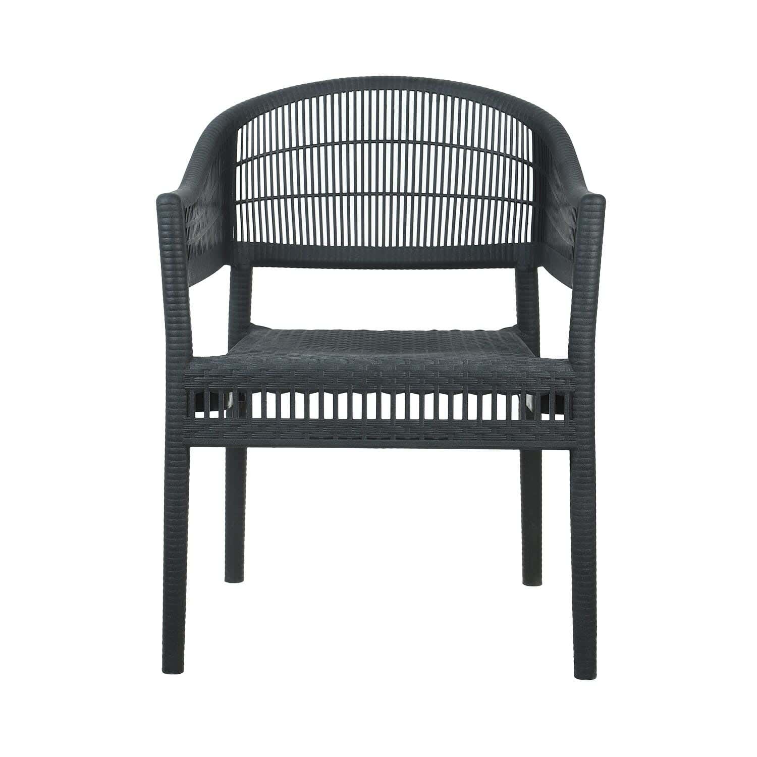 Plastic Chair, 57×78×44 Cm - Black