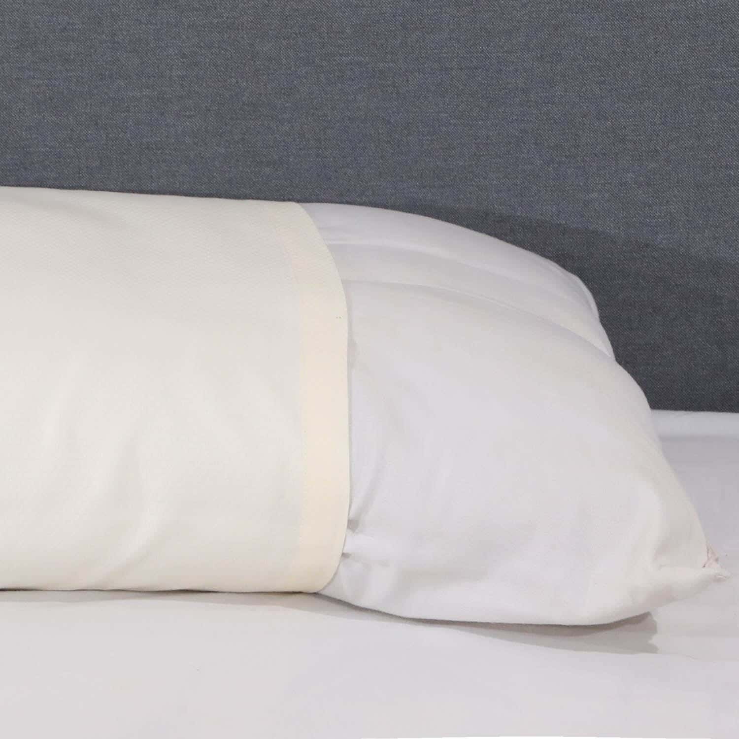 Mehalla Cotton Bed Pillowcase, 45X120 cm - Beige