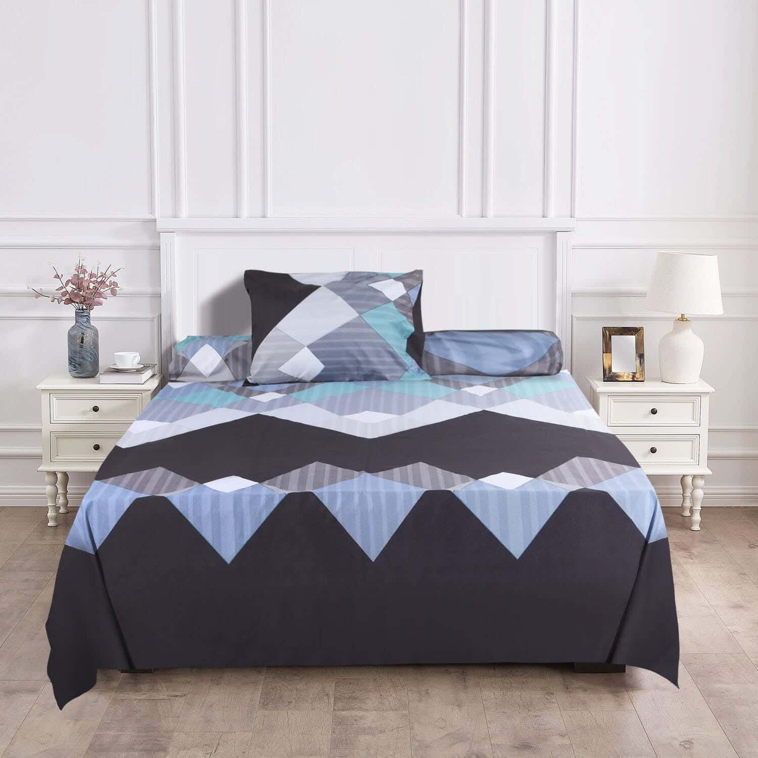 Forbed Microfiber Bed Sheet Set, 3 Pieces, 170×240 cm - Multicolor
