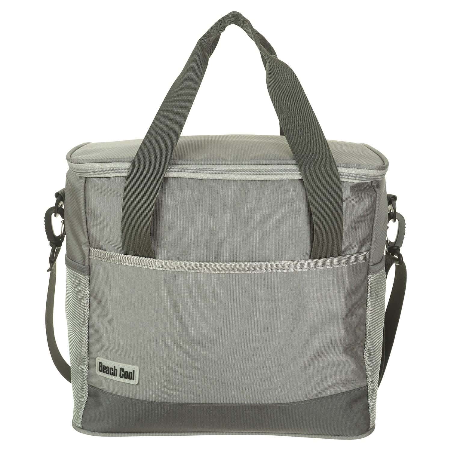 Beach Cool Thermal Lined Bag for Food Preservation, 26 Liter - Grey