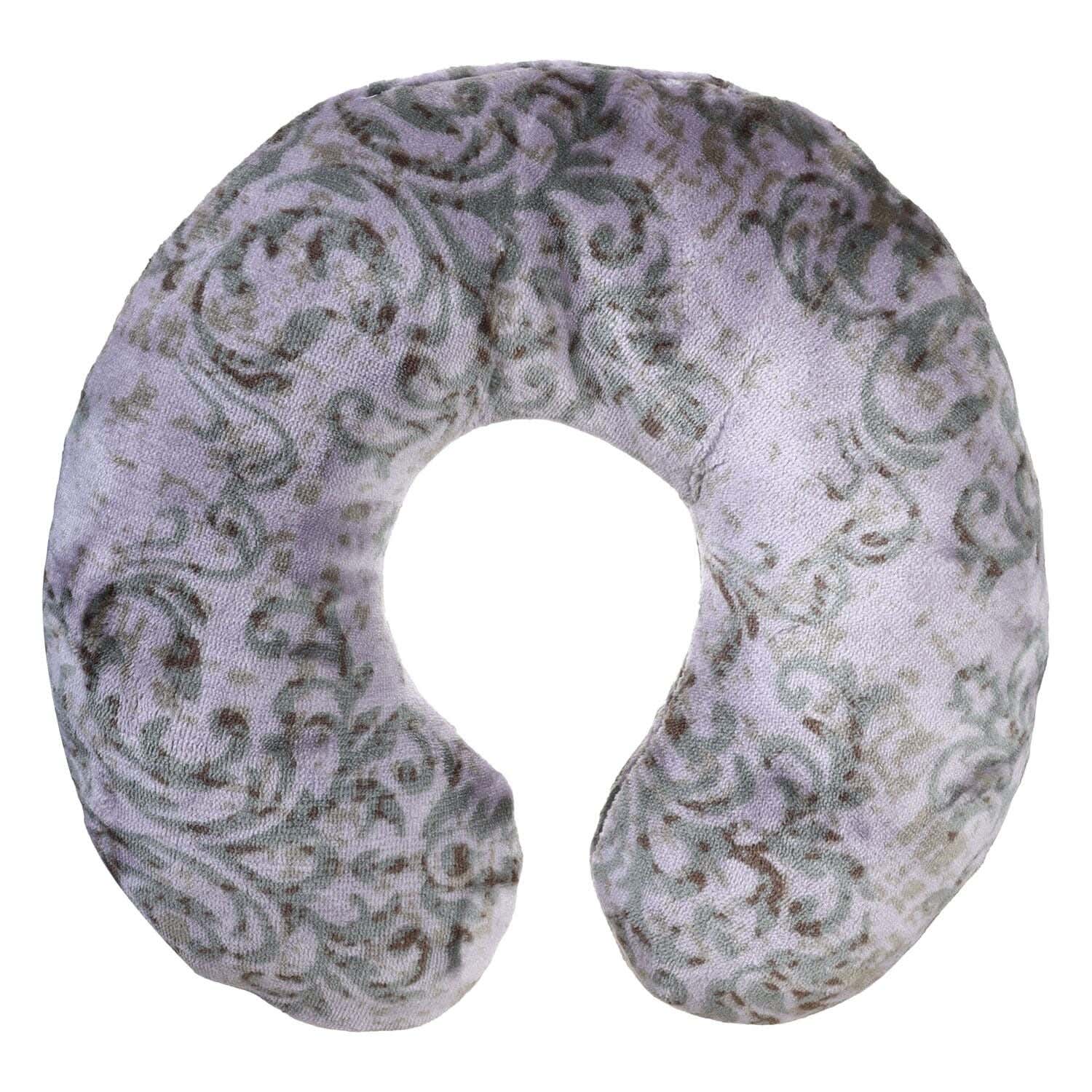 Almaamoun Fiber Neck Pillow, 30×30 cm, Approximately 200 grm - Grey