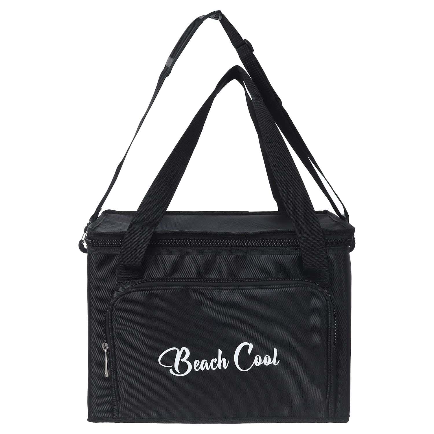 Beach Cool Thermal Lined Bag for Food Preservation, 25 Liter - Black