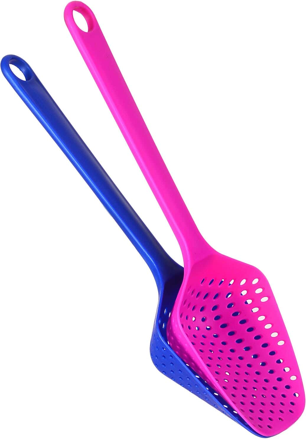 Winner Plast Plastic Pasta Carrier Set, 2 Pieces, 30 cm - Fuchsia Blue