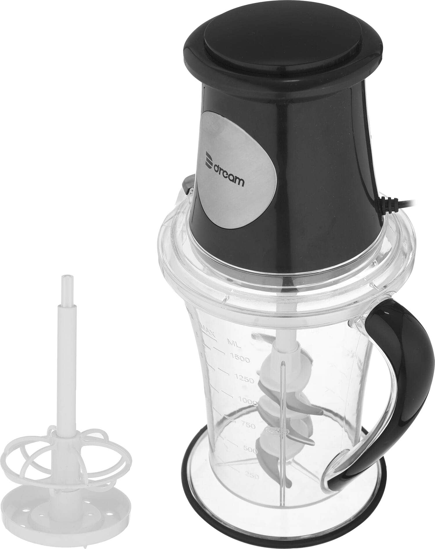 Dream DR-700 Chopper 3×1, 1.5 Litres, Equipped with Egg Beater, 500 Watt