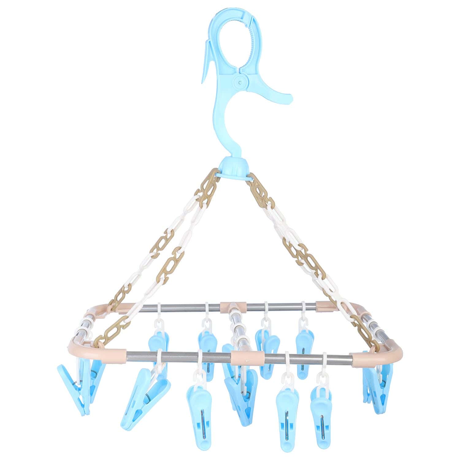 Rienamora Stainless Steel Bathroom Rack, 21x32 cm - Light Blue