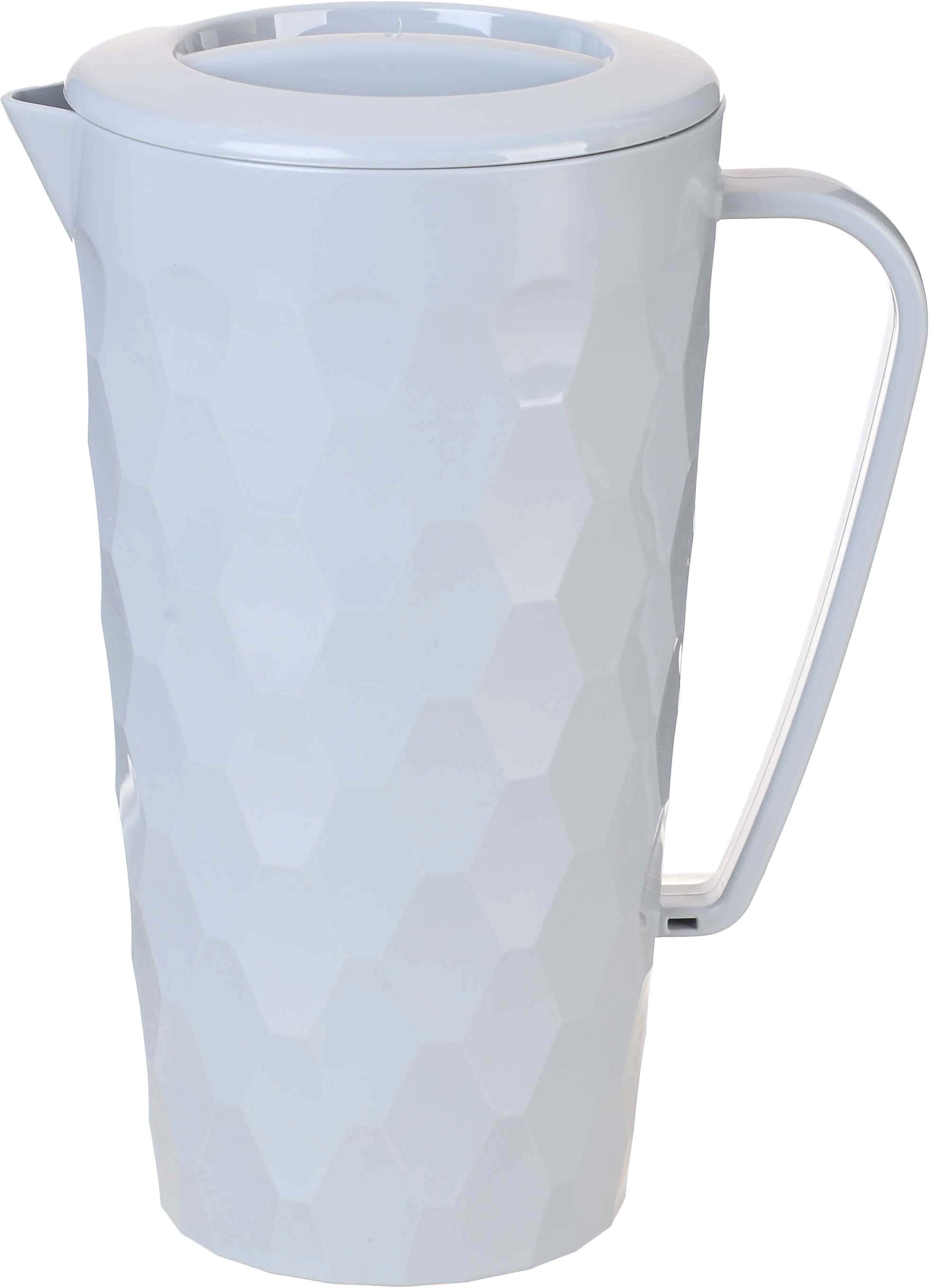 Elite Plastic Flask, 2 Liter - Grey