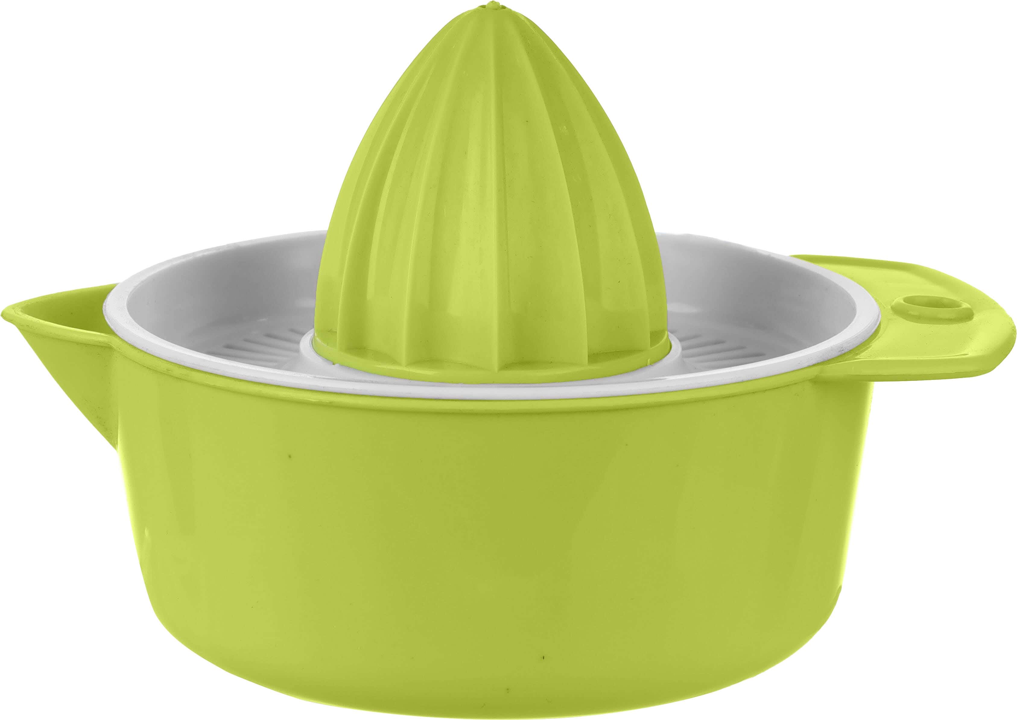 Lamsa Plast Plastic Orange Juicer, 400 ml - Lemon white