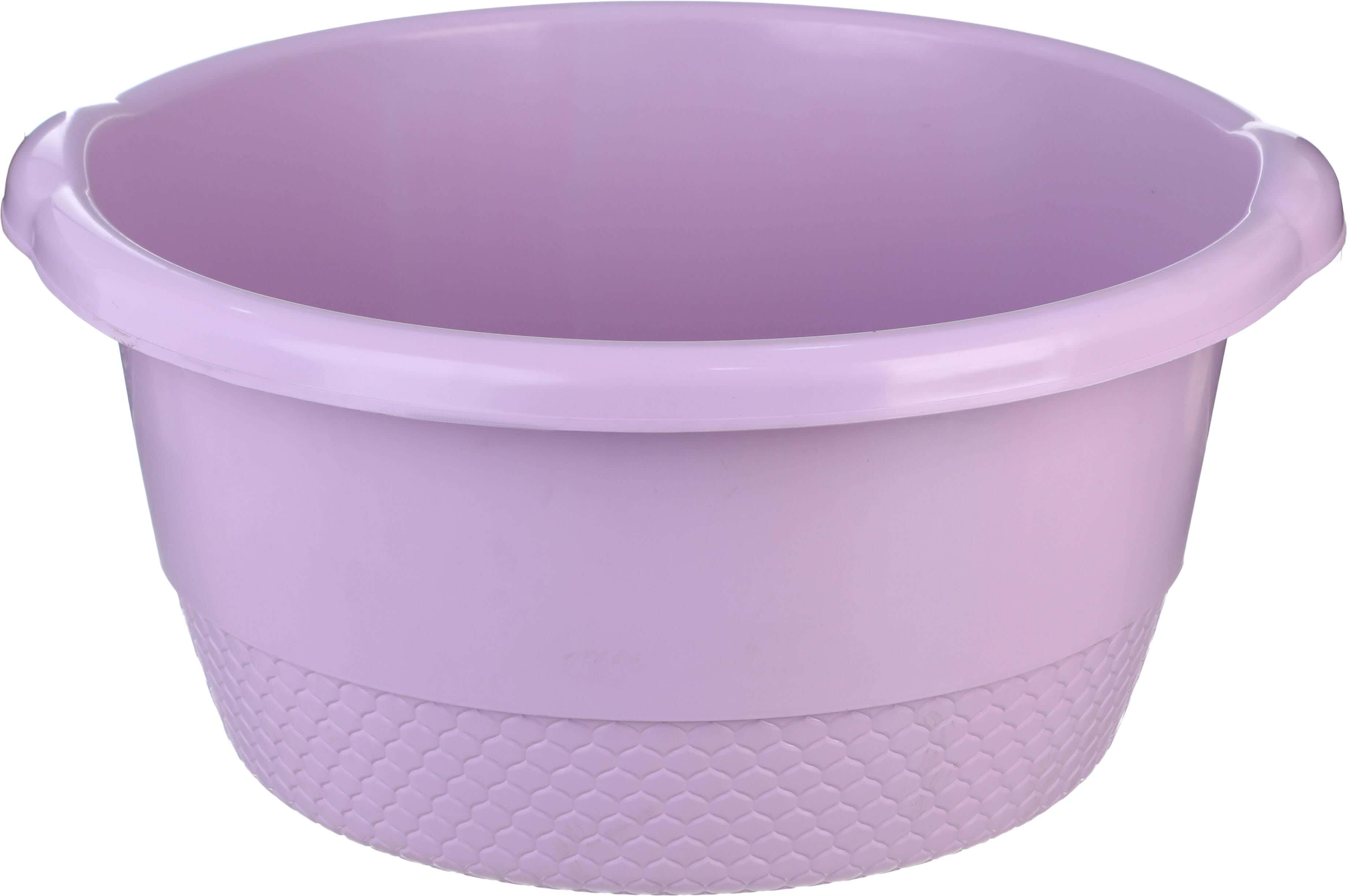 El Helal & Star Plastic Washing Dish, 57 cm - Mauve