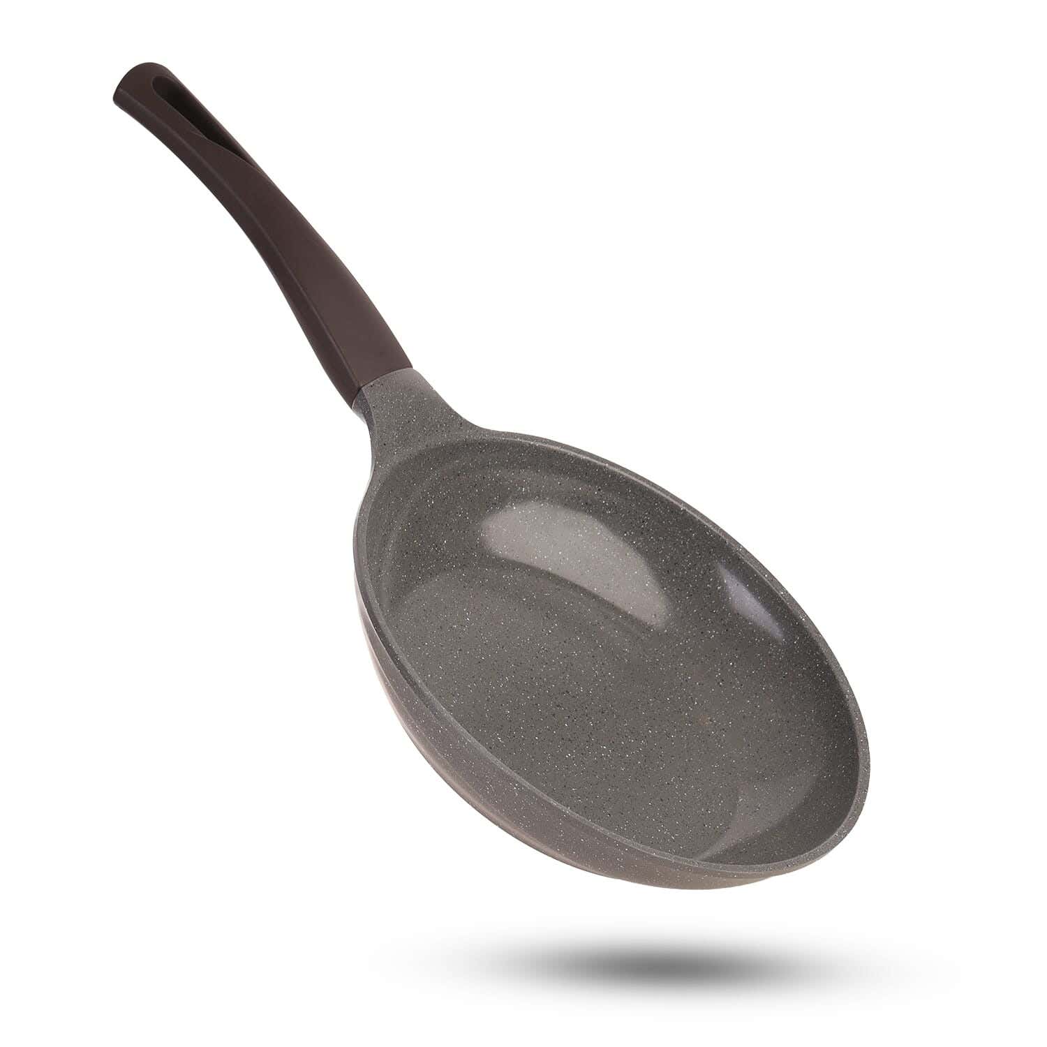 Granite Master Flower Frying Pan, 24 Cm - Grey