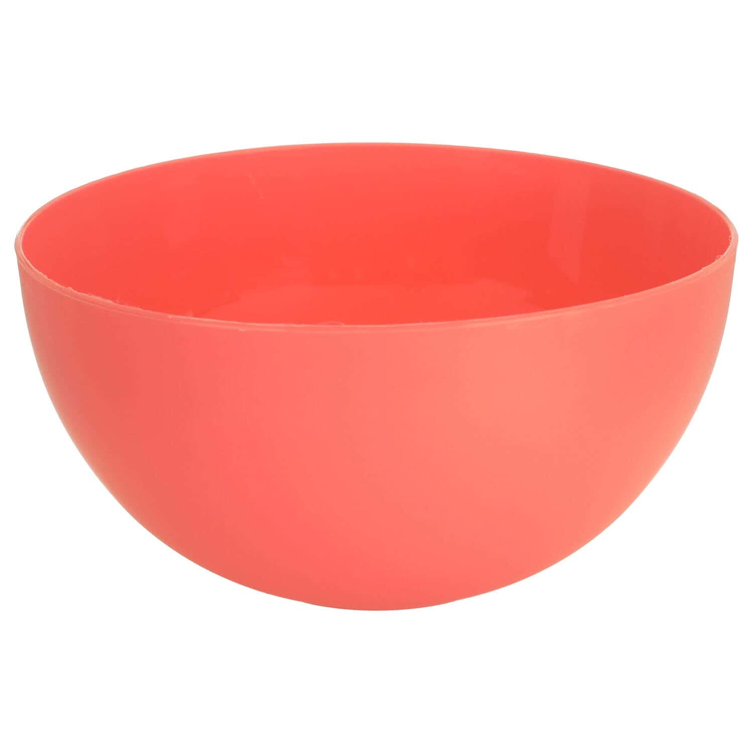 Favilla Medium Plastic Round Bowl, 19 cm - Light Red