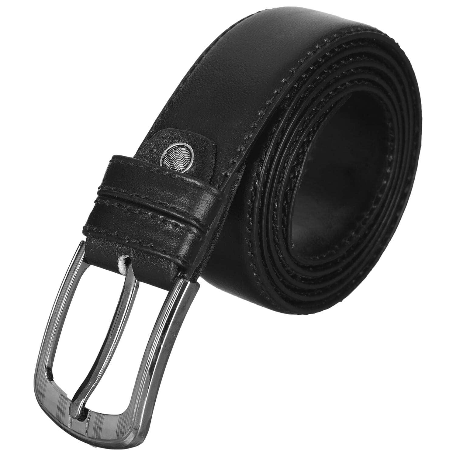 Classic Leather Belt For Men, 3.5 Cm