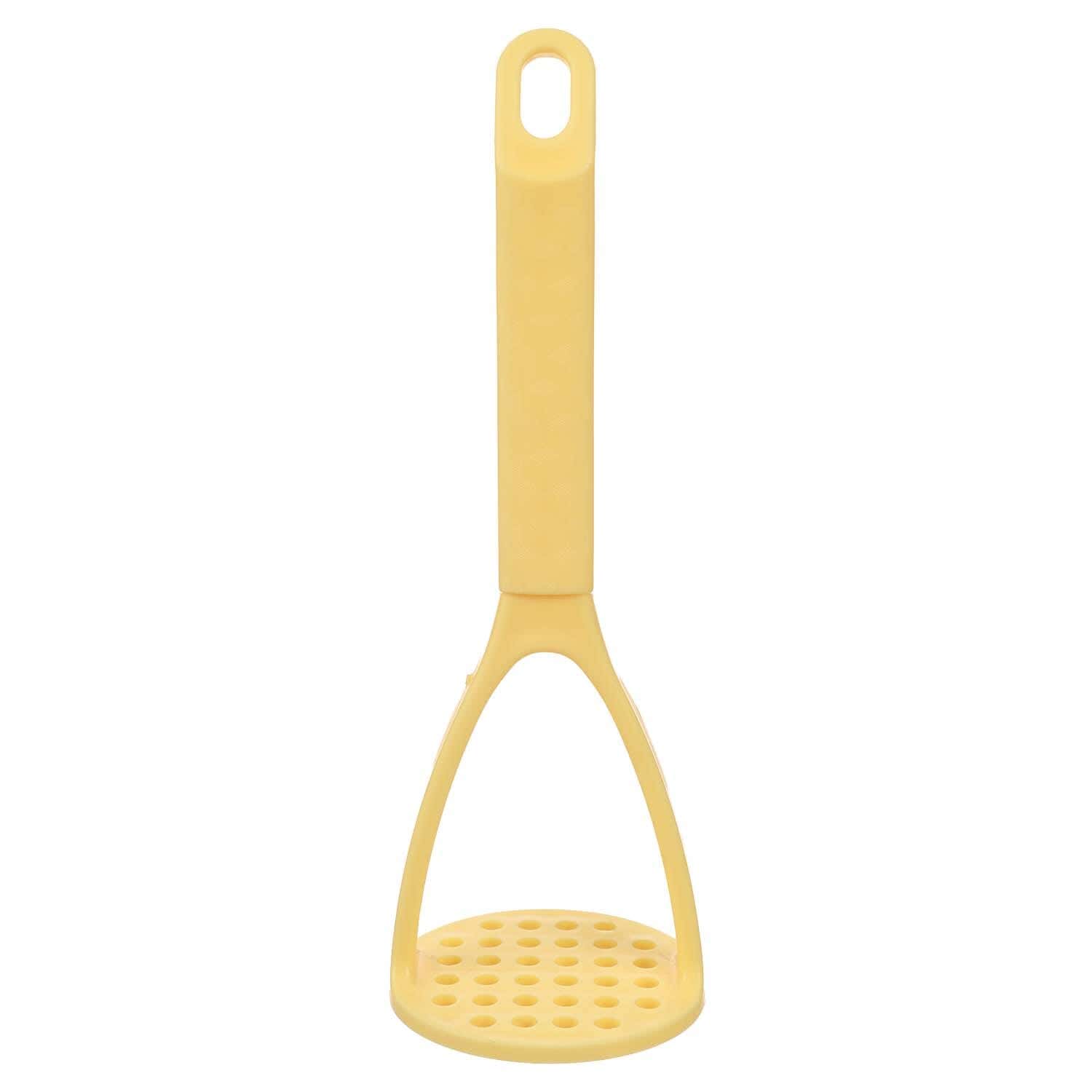 BASSIOUNY Plast Plastic Masher, 22×7 Cm - Yellow