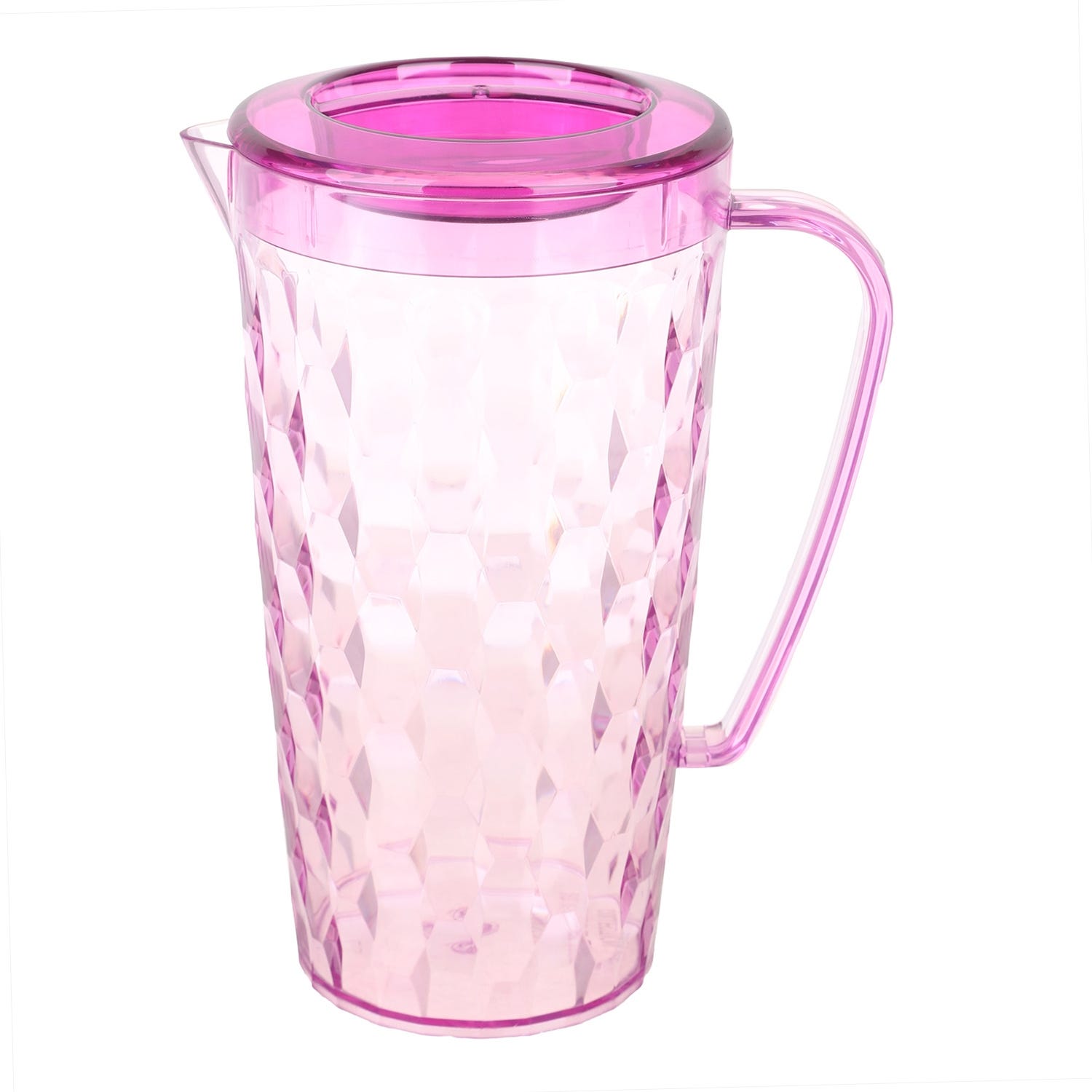 Elite Acrylic Flask with Lid, 2 Liter - Purple