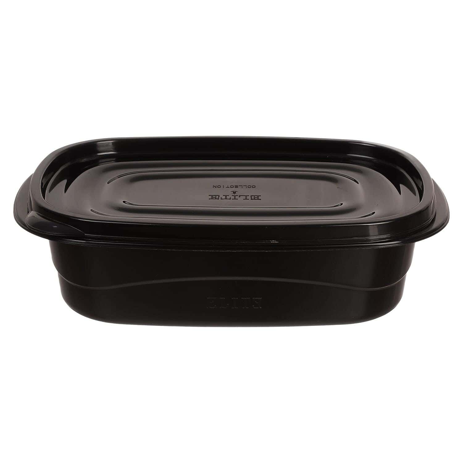 Elite Plastic Refrigerator Box, 1.5 Liter - Black