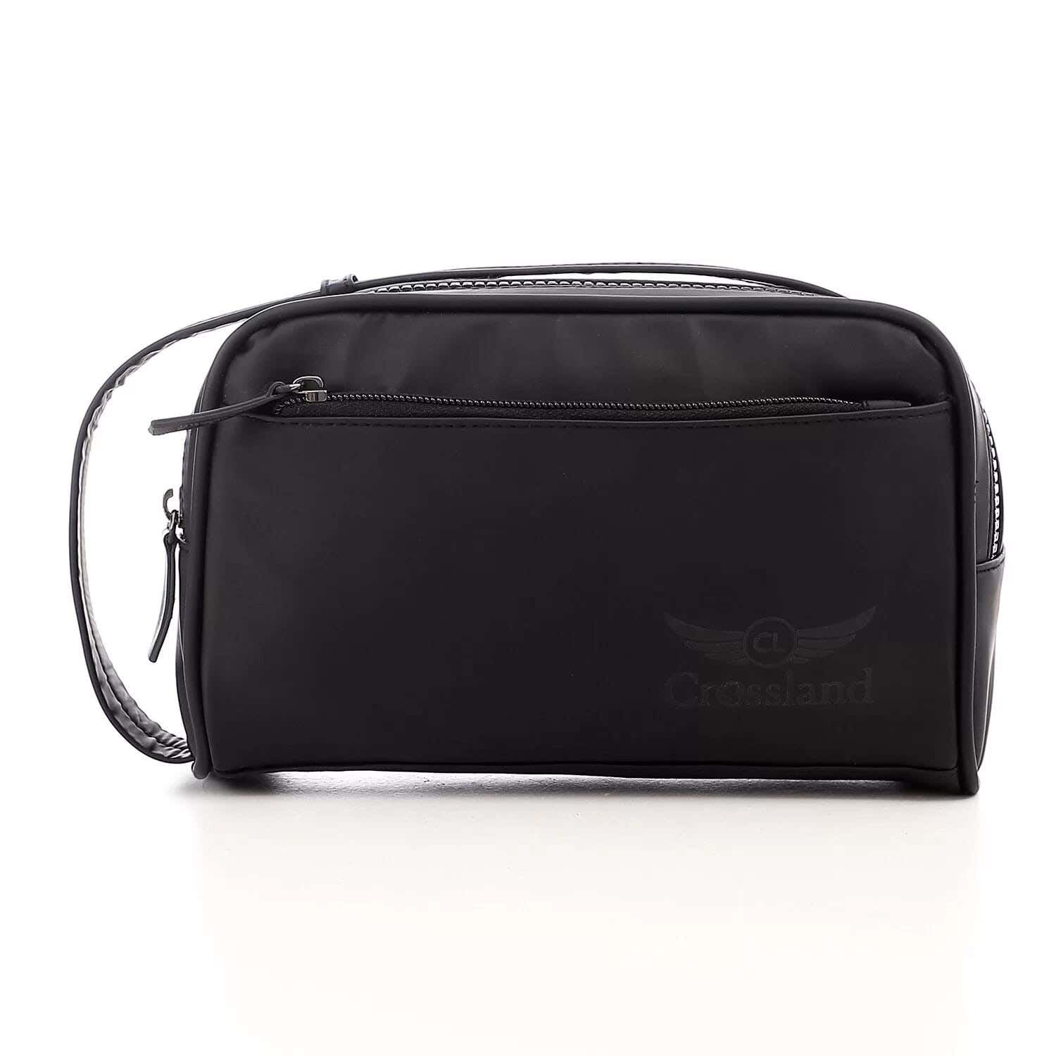 Crossland Waterproof Nylon Handbag For Men, 24 × 14 × 10 cm - Black
