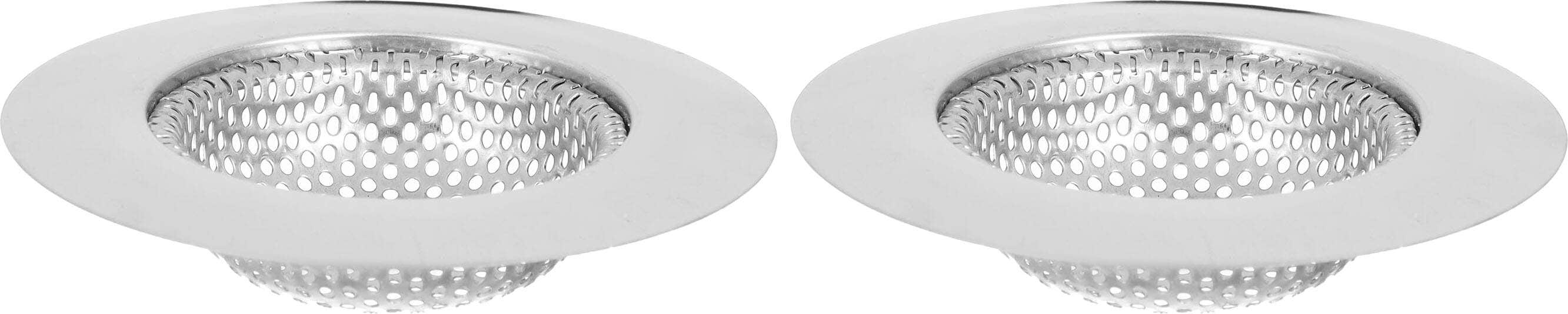 Falmer Stainless Steel Strainer Tub Set, 2 Pieces - Silver