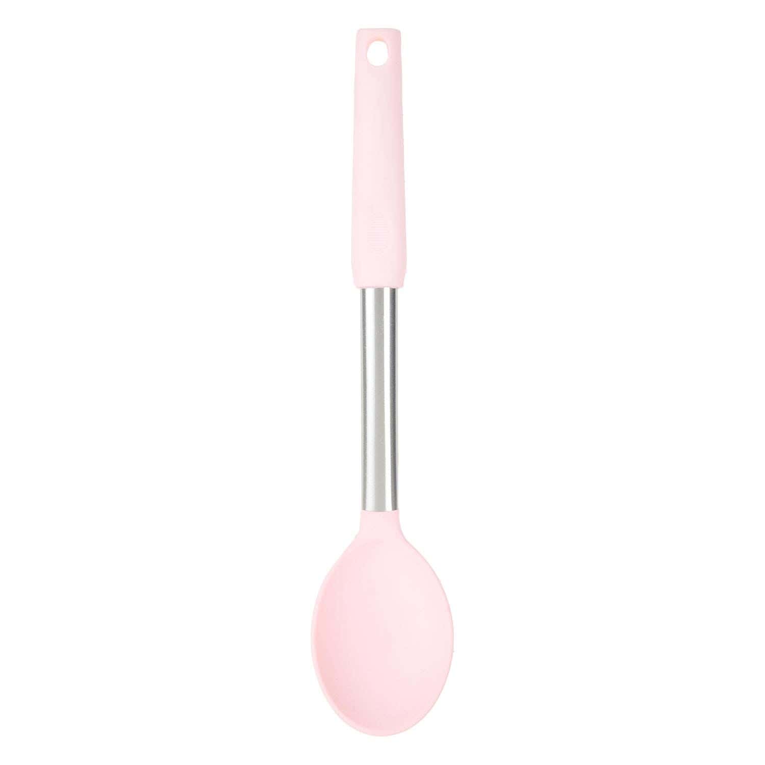 EL Cheef Silicone Food Distribution Spoon, 34 cm - Rose