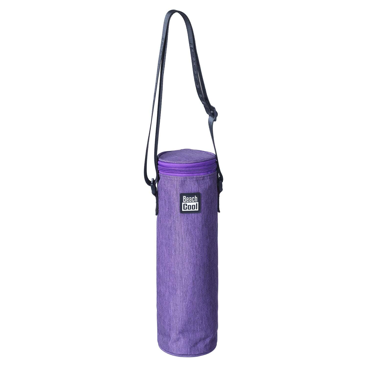 Beach Cool Linen Water Bottle Thermal Bag, 1.5 Liter - Mauve