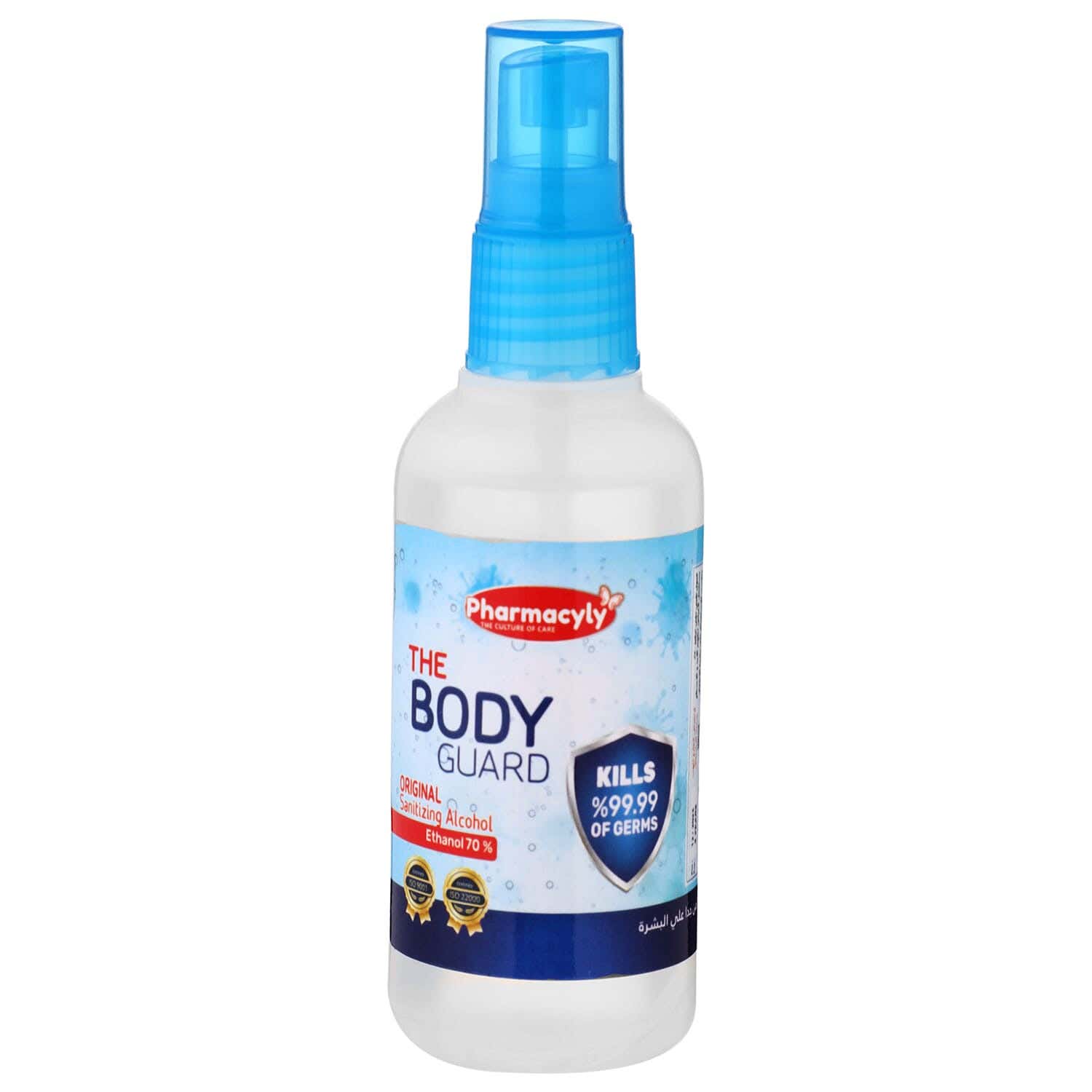 BodyGuard Hand Sanitizer Liquid, 100 ml - Clear