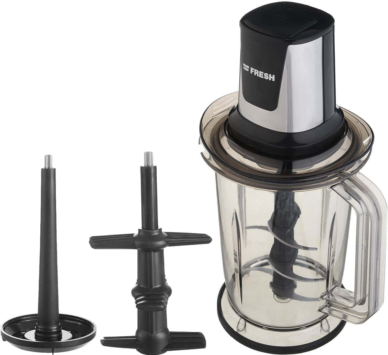 Fresh Ch-700As Meat Chopper, 700 Watt, 2 Litres, 6 Blades - Black Silver