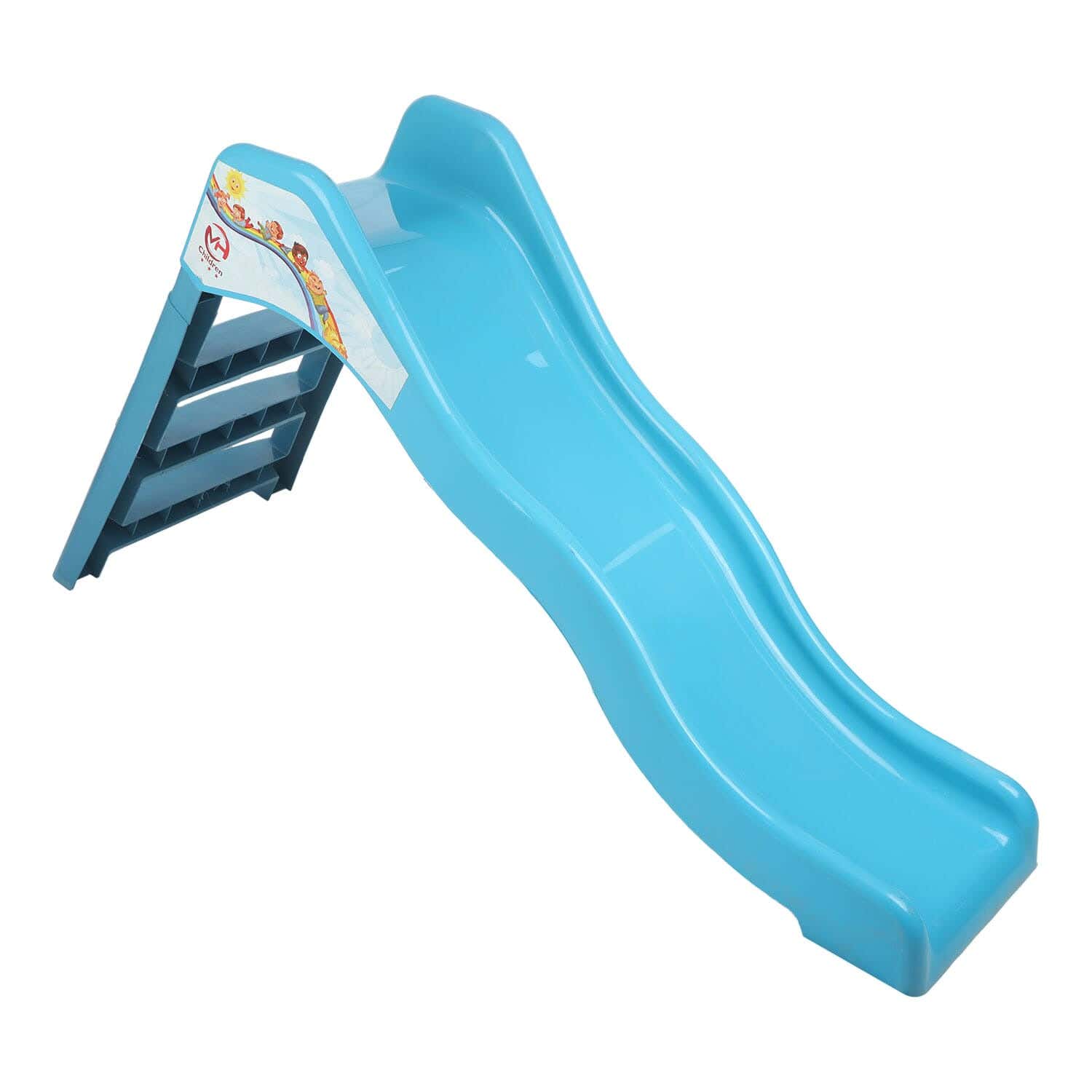 Plastic Slide Game, 3 Steps - Light Blue