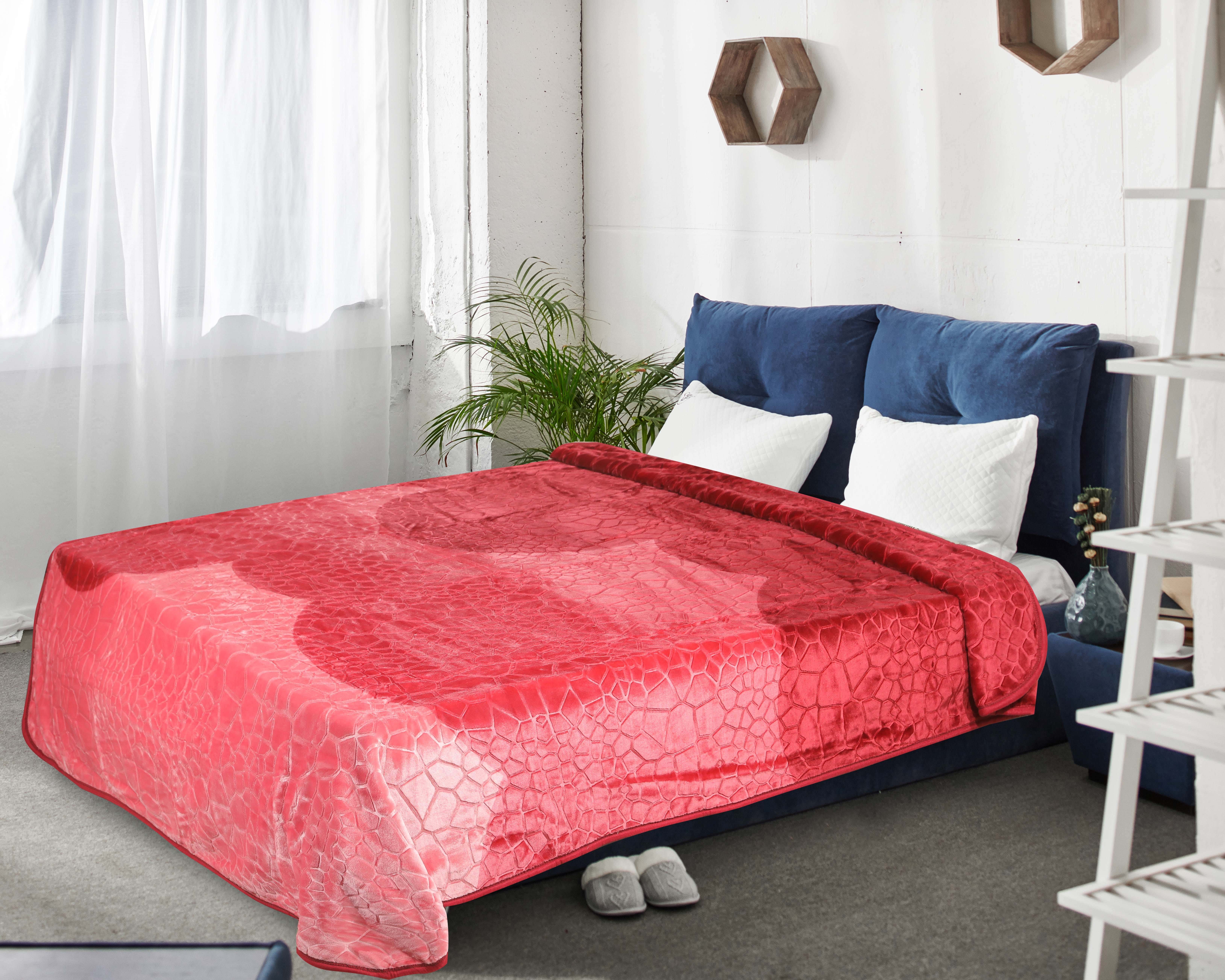Romance Blanket Set, 180×240 cm, 2 Pieces - Red