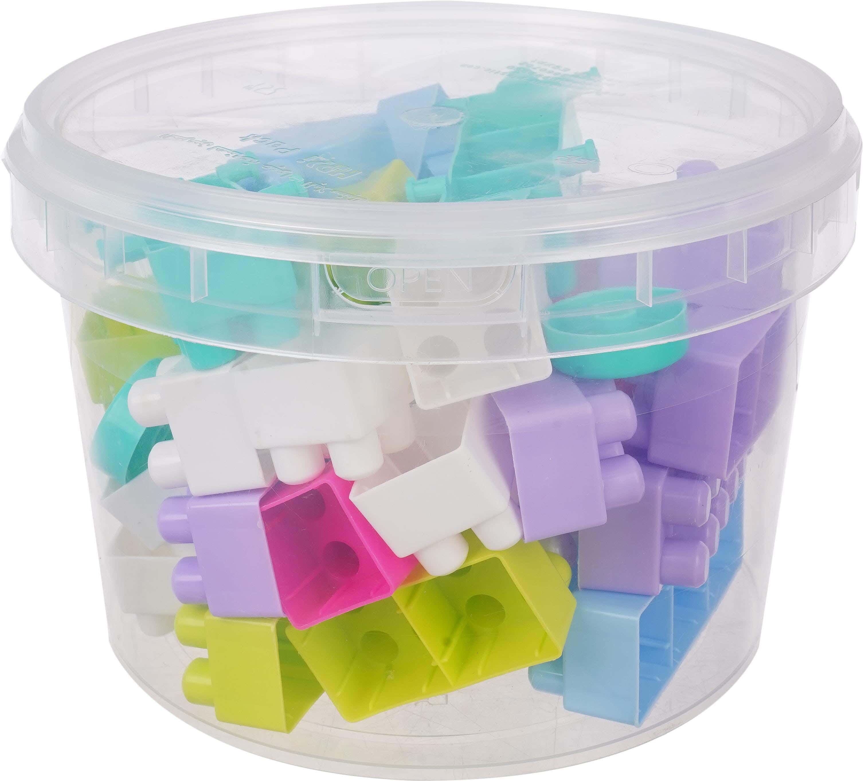 Plastic Building Blocks Toy for Kids, Size 2 - Multicolor