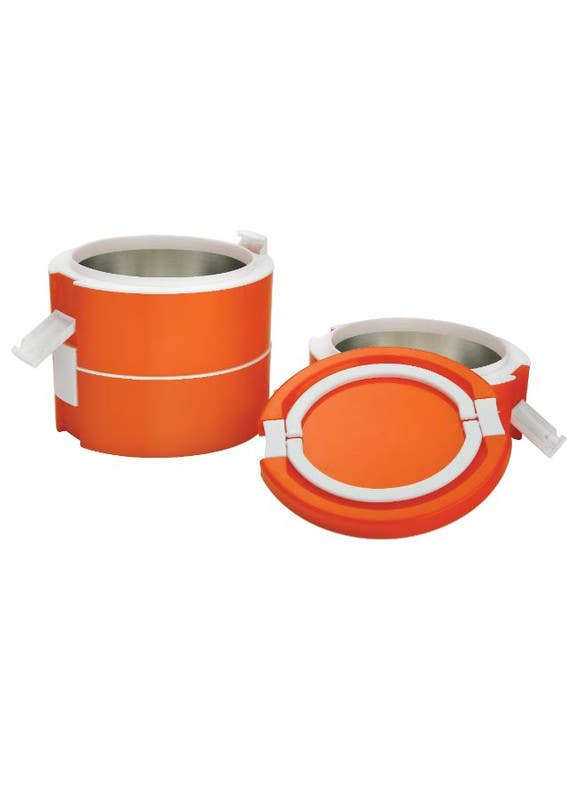 Mumbai Food Container Set, 3 Pieces - Orange