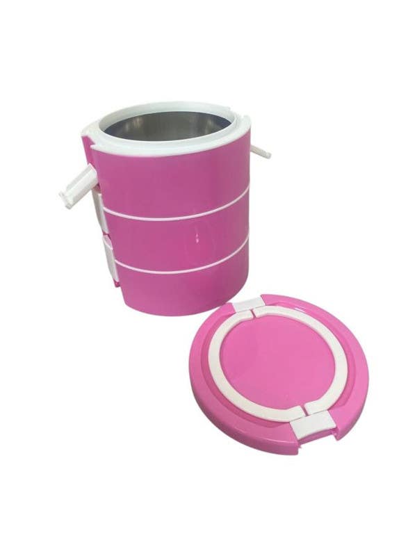 Mumbai Food Container Set, 3 Pieces - Pink