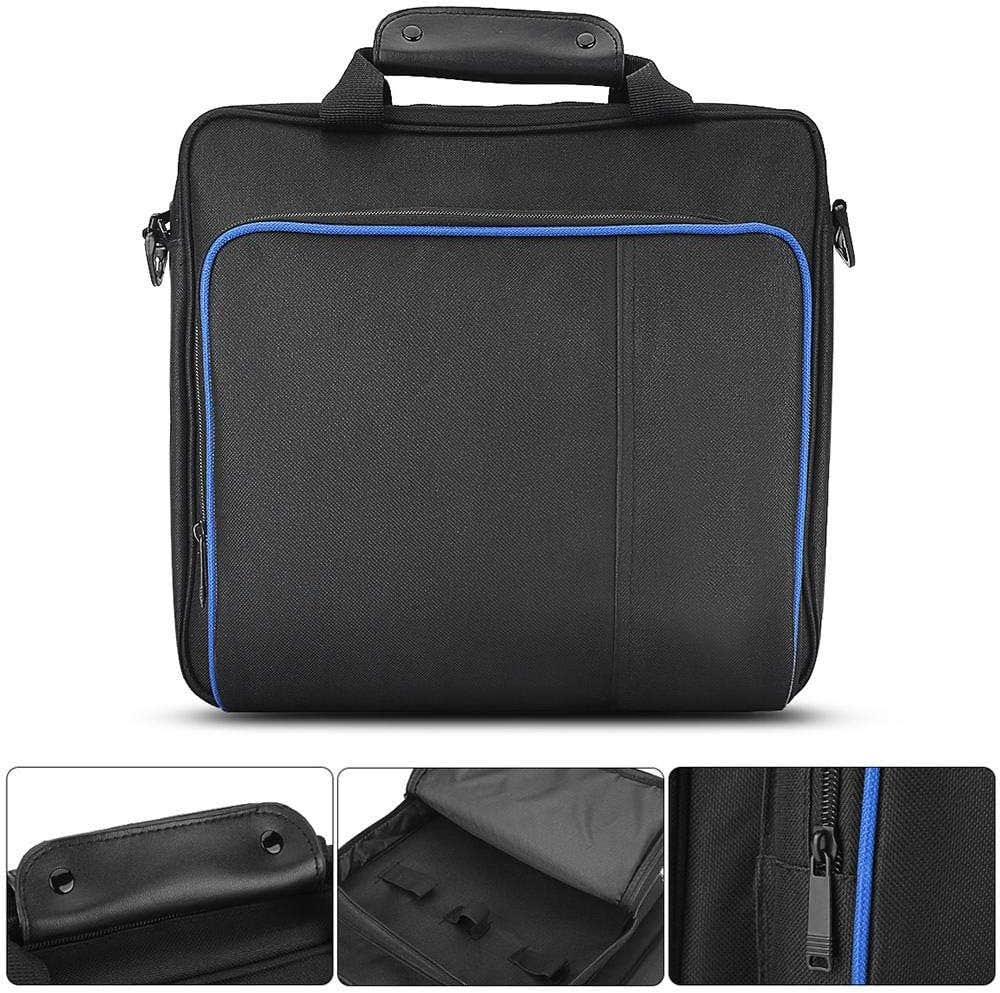 Mavis Laven Protective Waterproof Travel Shoulder Bag for PlayStation 4 - Black
