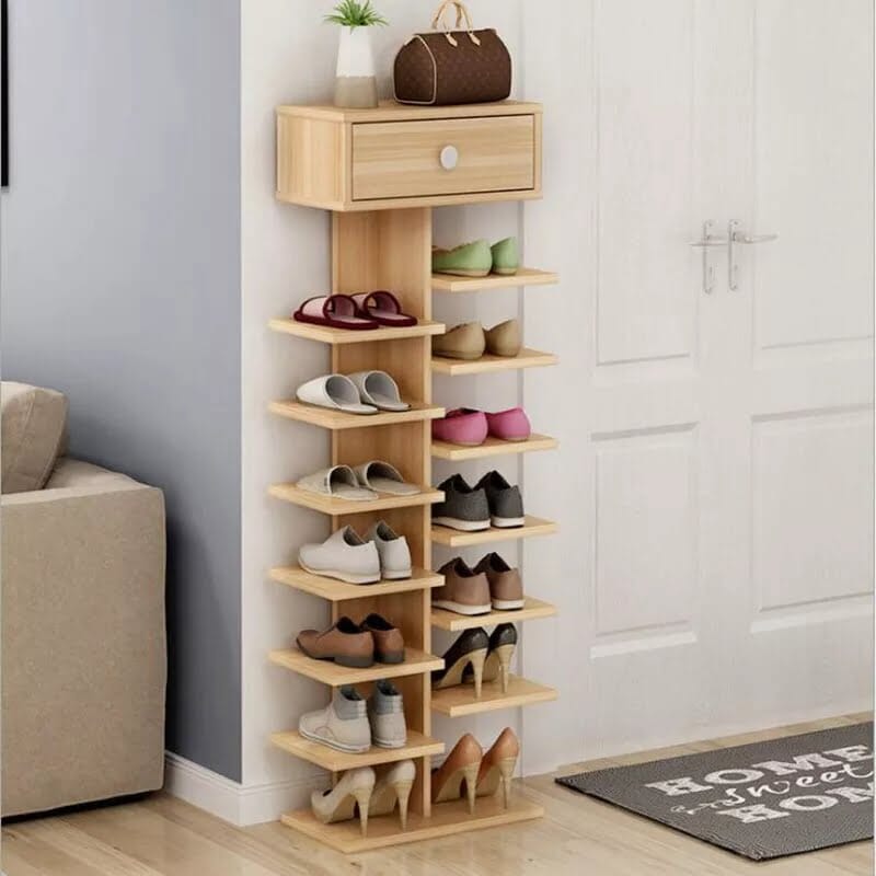 Get Mdf Wooden Shoe Rack, 140×50×28 cm - Wooden with best offers ...