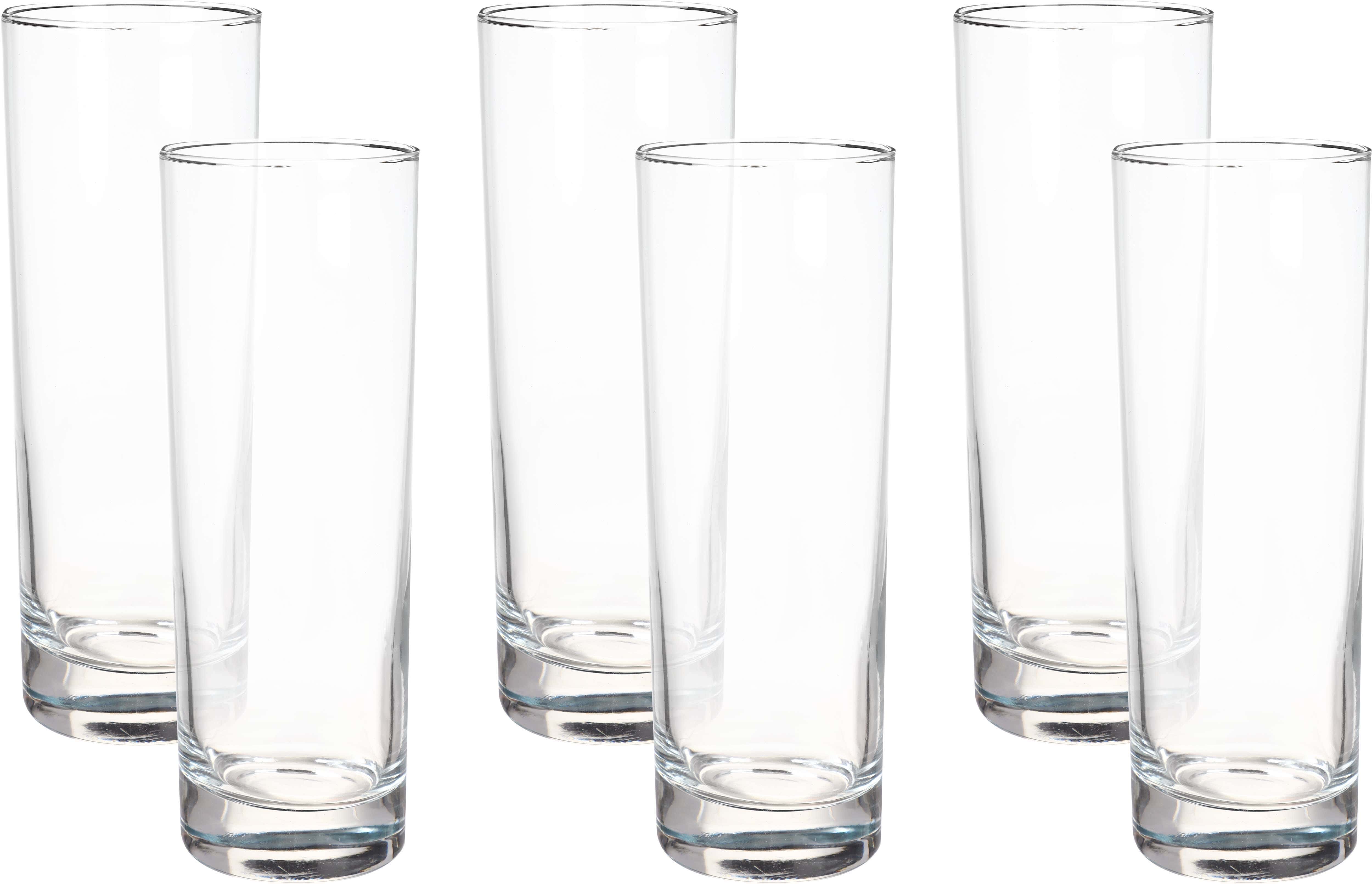 Lav Glass Shop Set, 6 Pieces, 315 ml - Clear